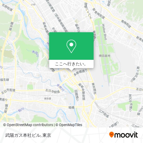 武陽ガス本社ビル地図