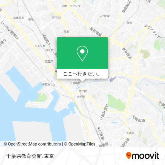 千葉県教育会館地図