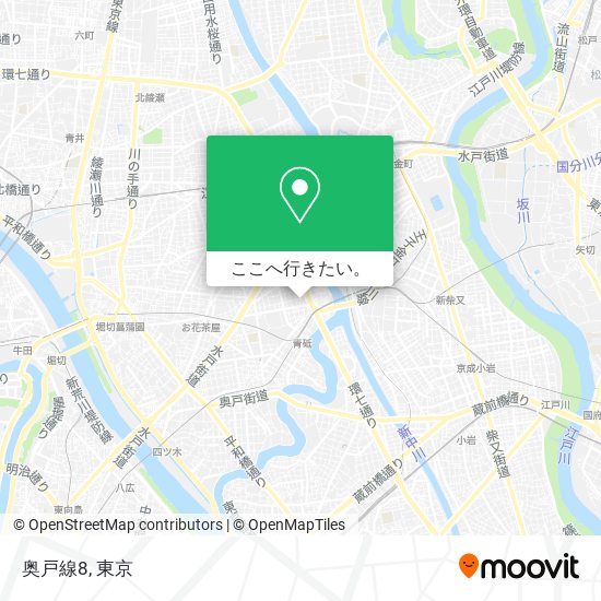 奥戸線8地図