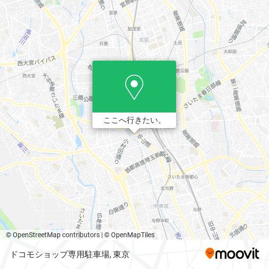 ドコモショップ専用駐車場地図