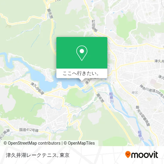 津久井湖レークテニス地図