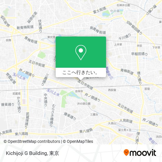 Kichijoji G Building地図