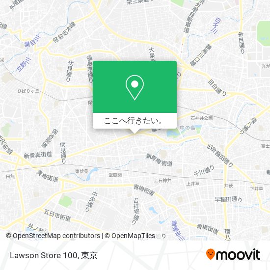 Lawson Store 100地図