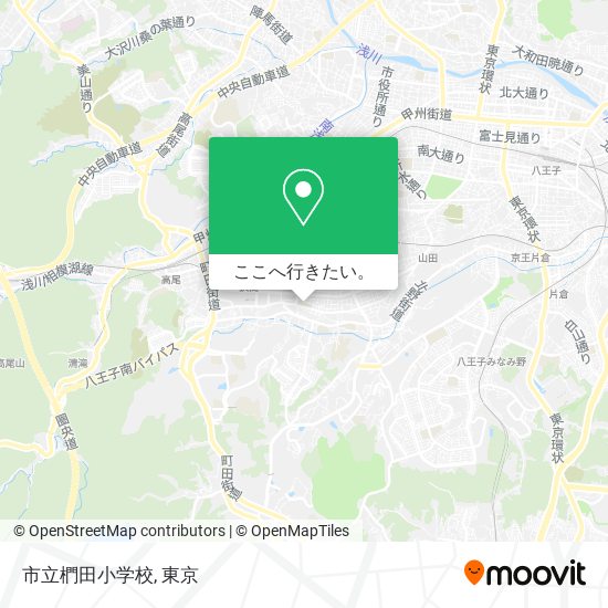 市立椚田小学校地図