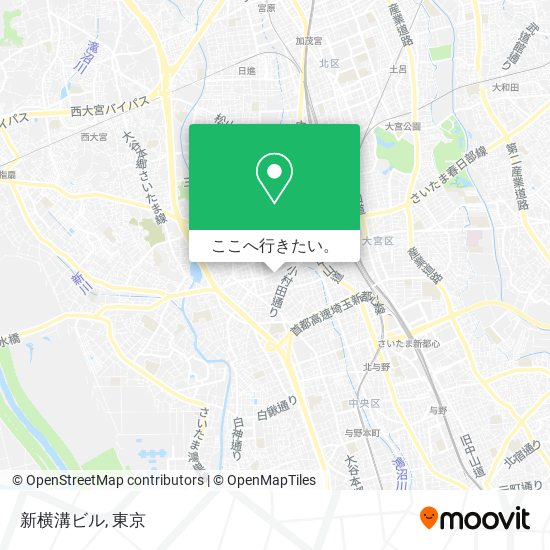 新横溝ビル地図