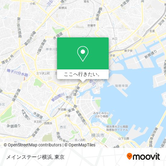 メインステージ横浜地図