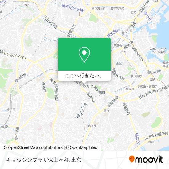 キョウシンプラザ保土ヶ谷地図