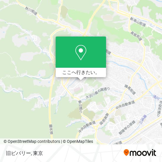 旧ビバリー地図