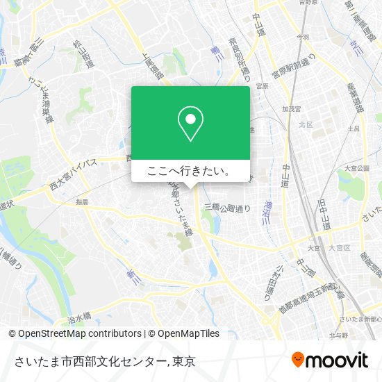 さいたま市西部文化センター地図