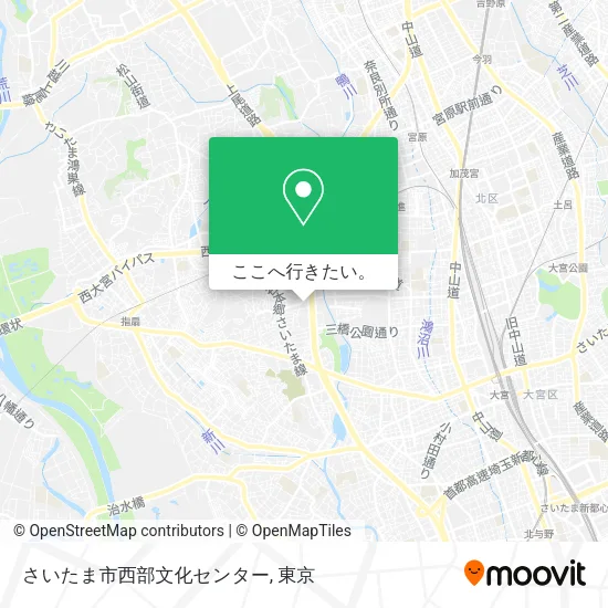 さいたま市西部文化センター地図