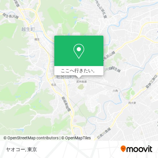 ヤオコー地図