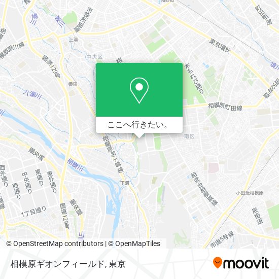 相模原ギオンフィールド地図