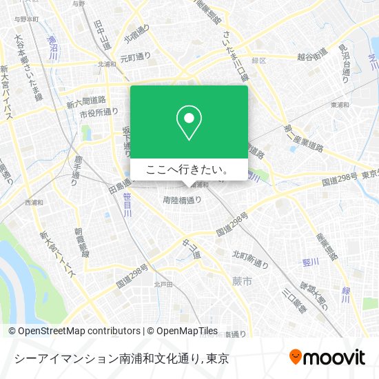 シーアイマンション南浦和文化通り地図
