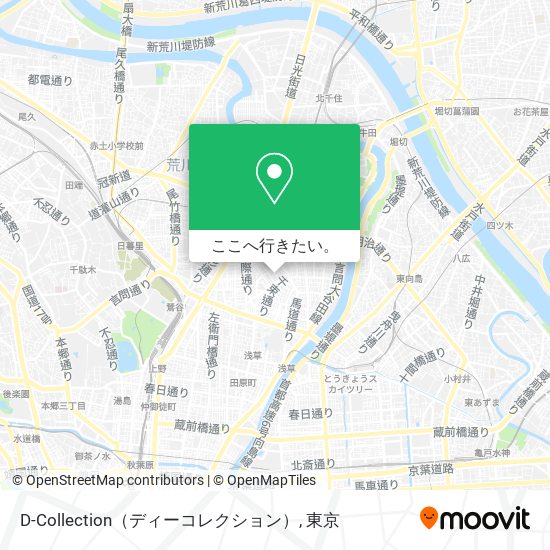 D-Collection（ディーコレクション）地図