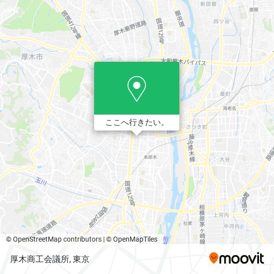 厚木商工会議所地図
