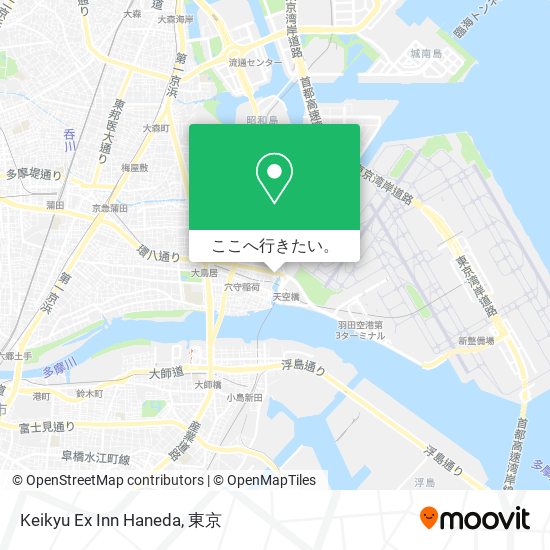 Keikyu Ex Inn Haneda地図