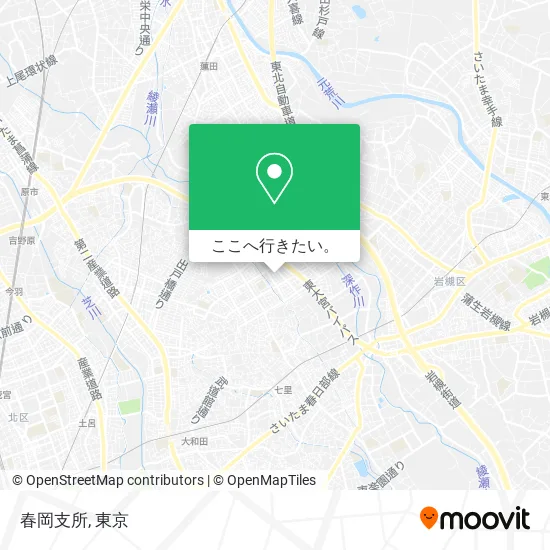 春岡支所地図
