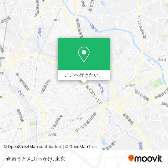 倉敷うどんぶっかけ地図