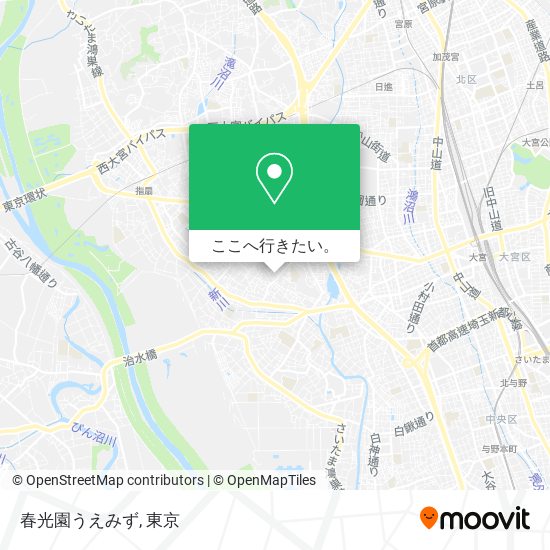 春光園うえみず地図