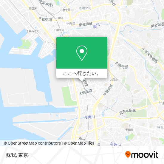 蘇我地図