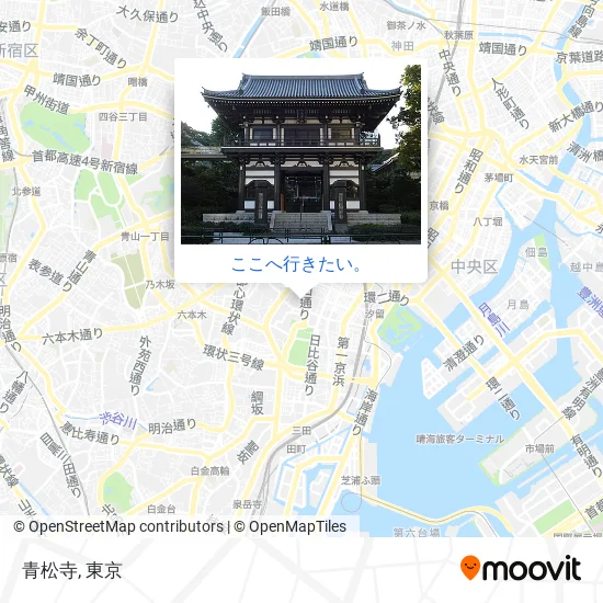 青松寺地図