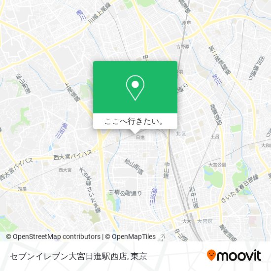 セブンイレブン大宮日進駅西店地図