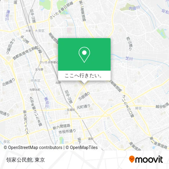領家公民館地図