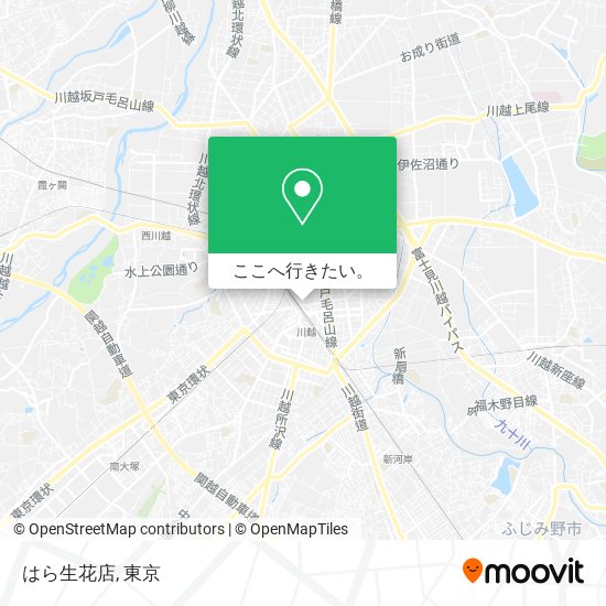 はら生花店地図