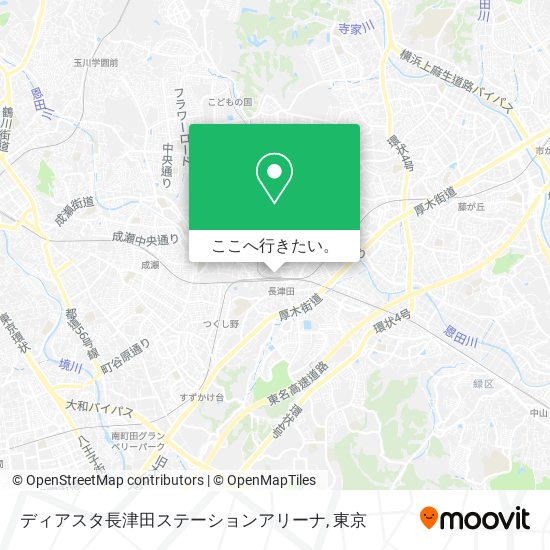 ディアスタ長津田ステーションアリーナ地図