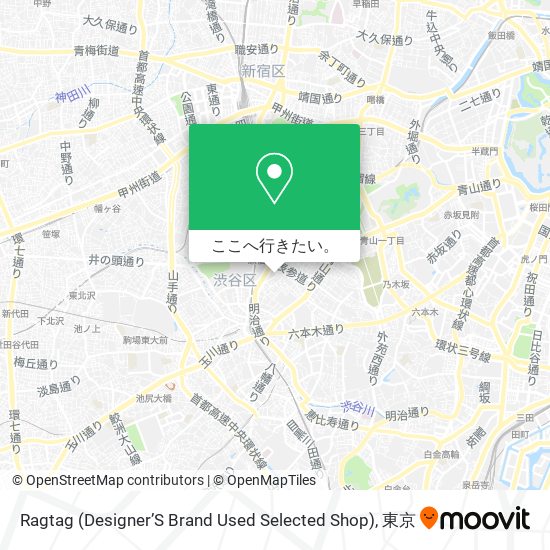 Ragtag (Designer’S Brand Used Selected Shop)地図