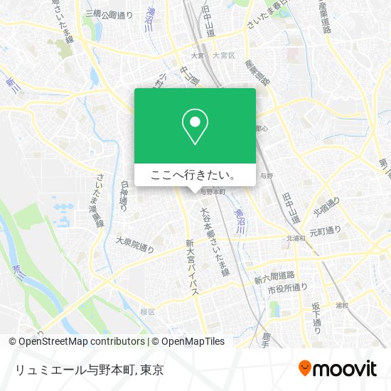 リュミエール与野本町地図