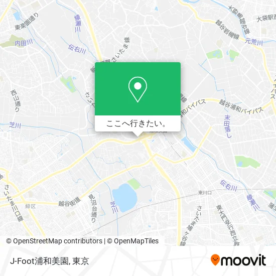 J-Foot浦和美園地図