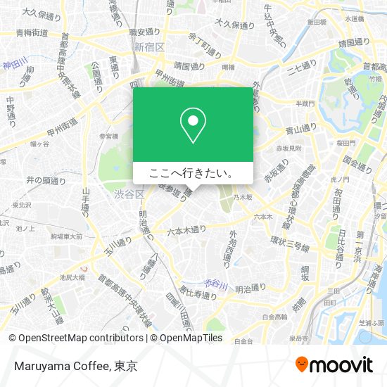 Maruyama Coffee地図