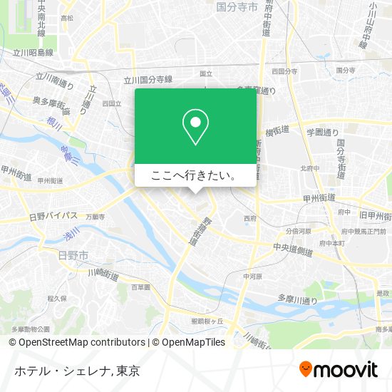 ホテル・シェレナ地図