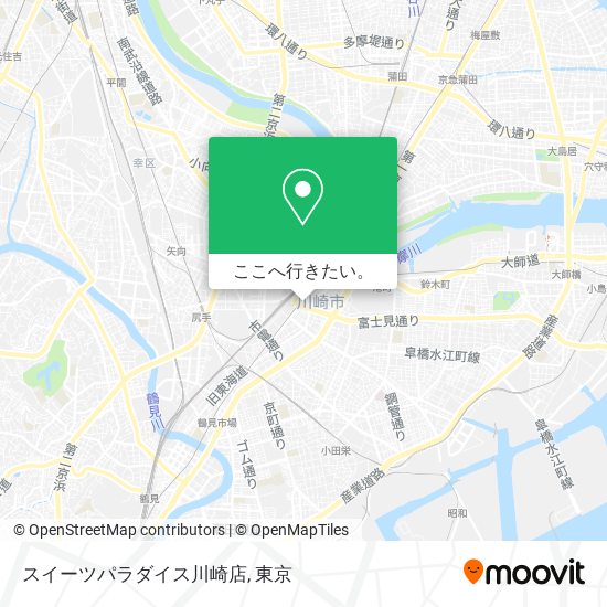 スイーツパラダイス川崎店地図