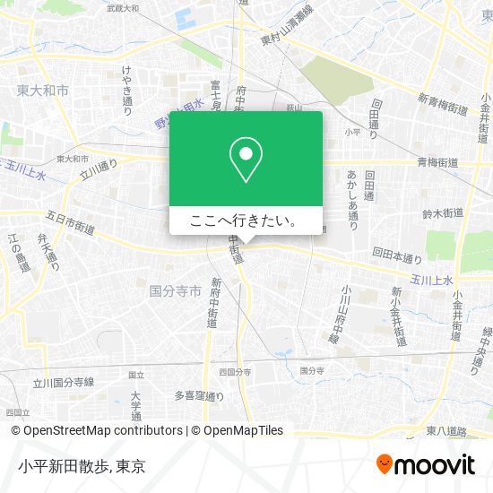 小平新田散歩地図