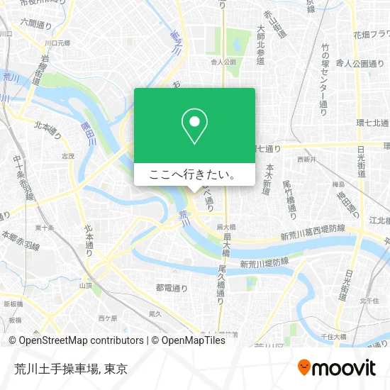 荒川土手操車場地図