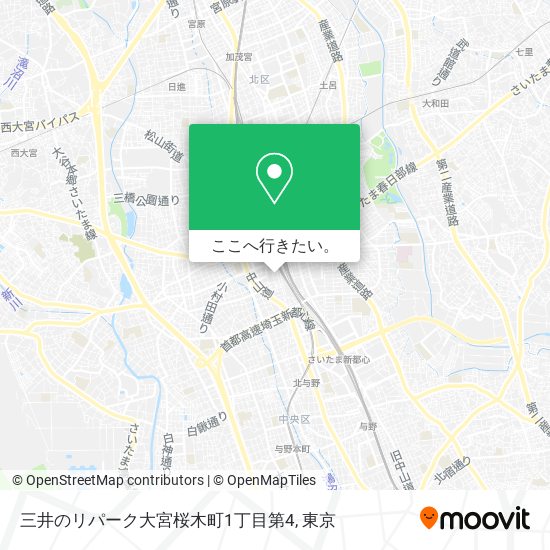 三井のリパーク大宮桜木町1丁目第4地図