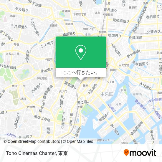 Toho Cinemas Chanter地図