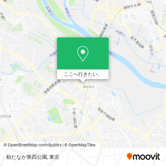 柏たなか第四公園地図