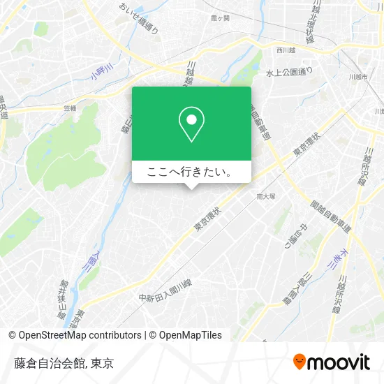 藤倉自治会館地図