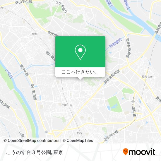 こうのす台３号公園地図