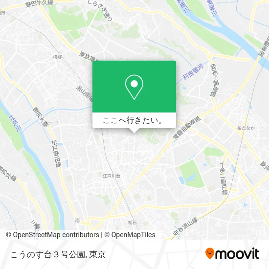 こうのす台３号公園地図