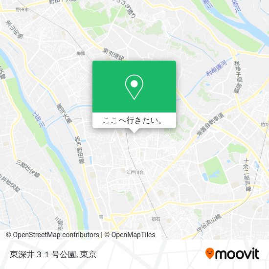 東深井３１号公園地図