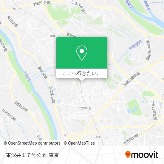東深井１７号公園地図