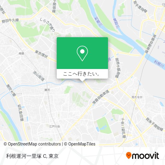利根運河一里塚 C地図