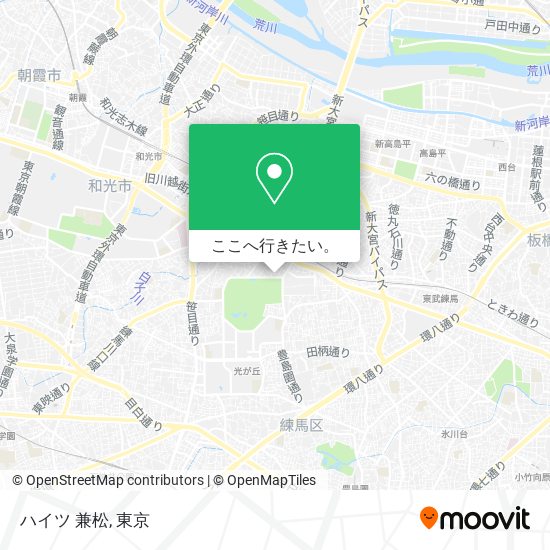 ハイツ 兼松地図