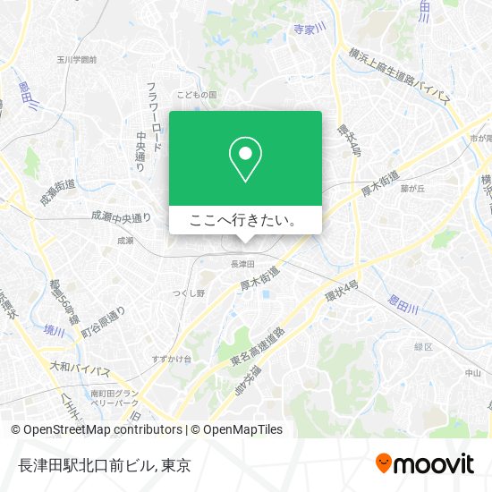 長津田駅北口前ビル地図