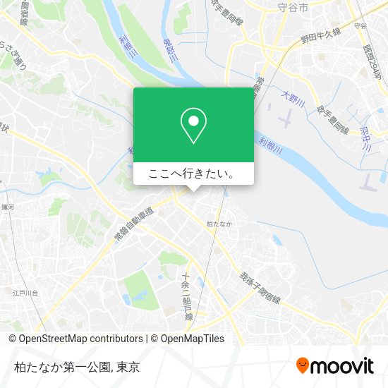 柏たなか第一公園地図