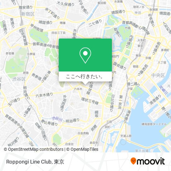 Roppongi Line Club地図